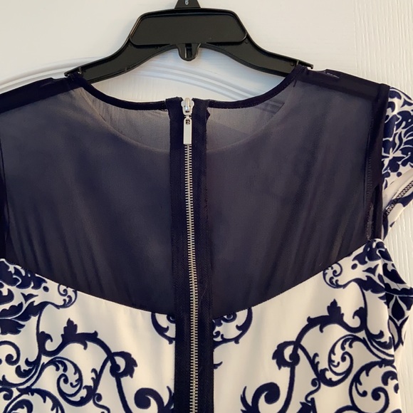 Navy & White Dress - Picture 5 of 6